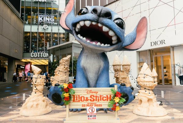stitch invades pavilion kuala lumpur