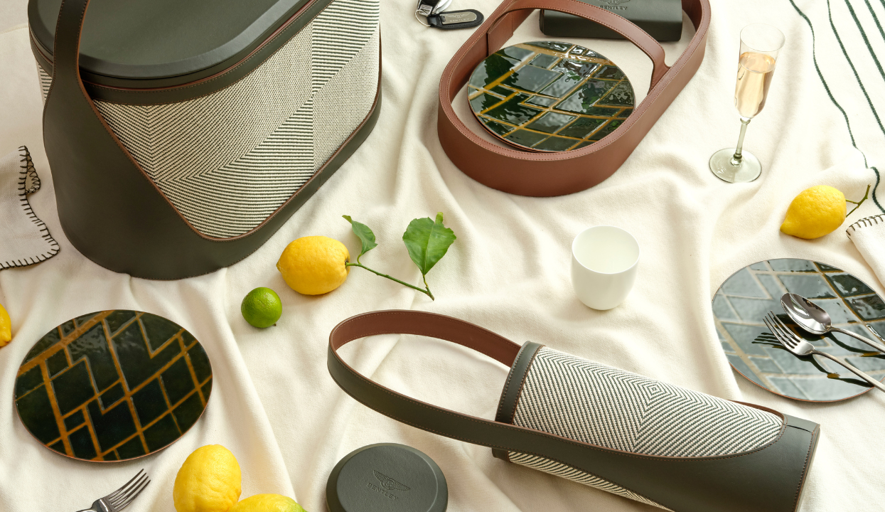 bentley home introduces their first even picnic collection, 'hyde'