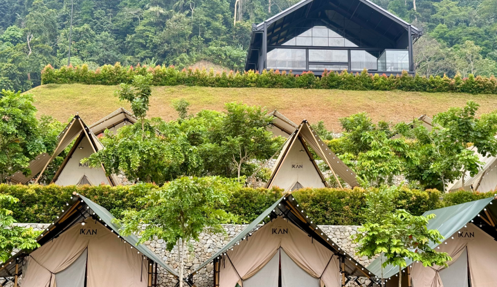 glamping in janda baik at IKAN glampsite