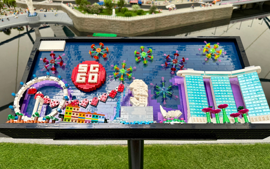 miniland singapore relaunches in legoland, just in time for singapore's 60th anniversary