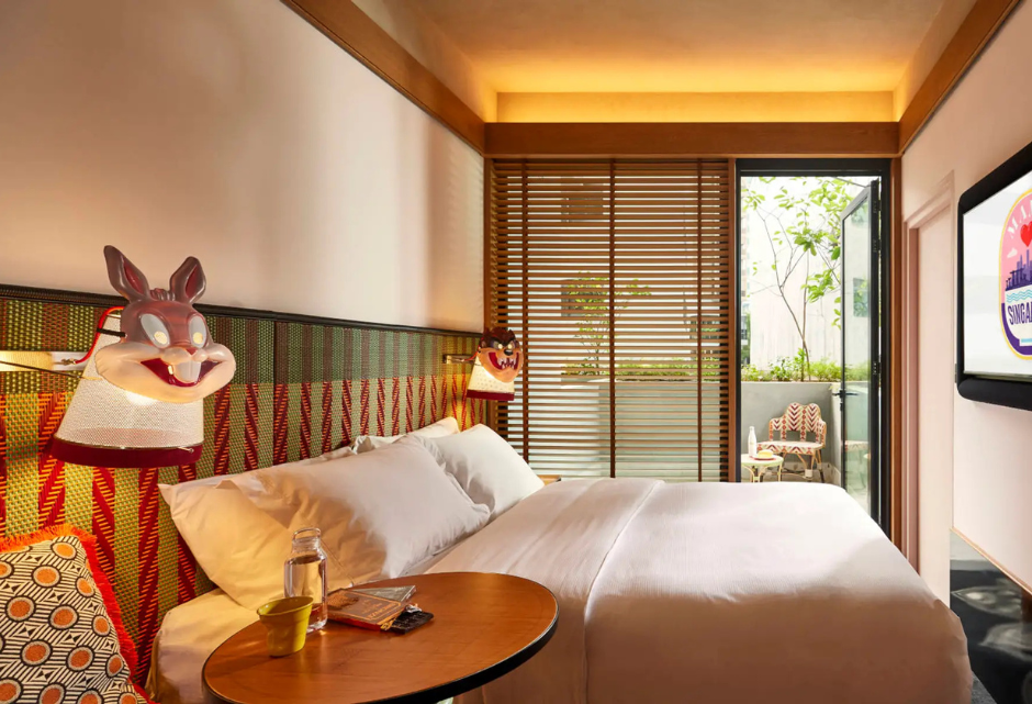 Rooms at the new hotel in Singapore