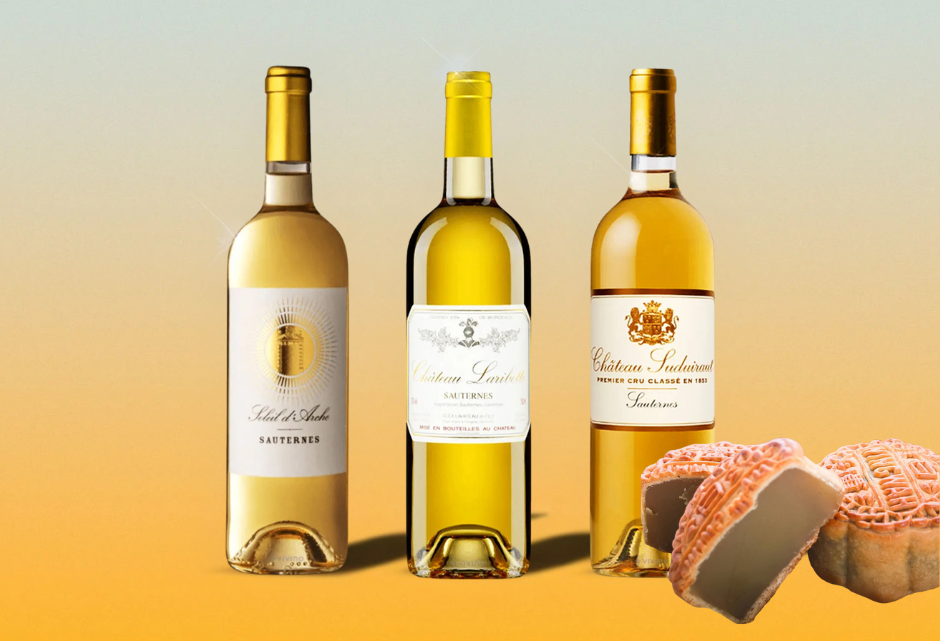 mooncake pairings: sauternes and lotus seed mooncake