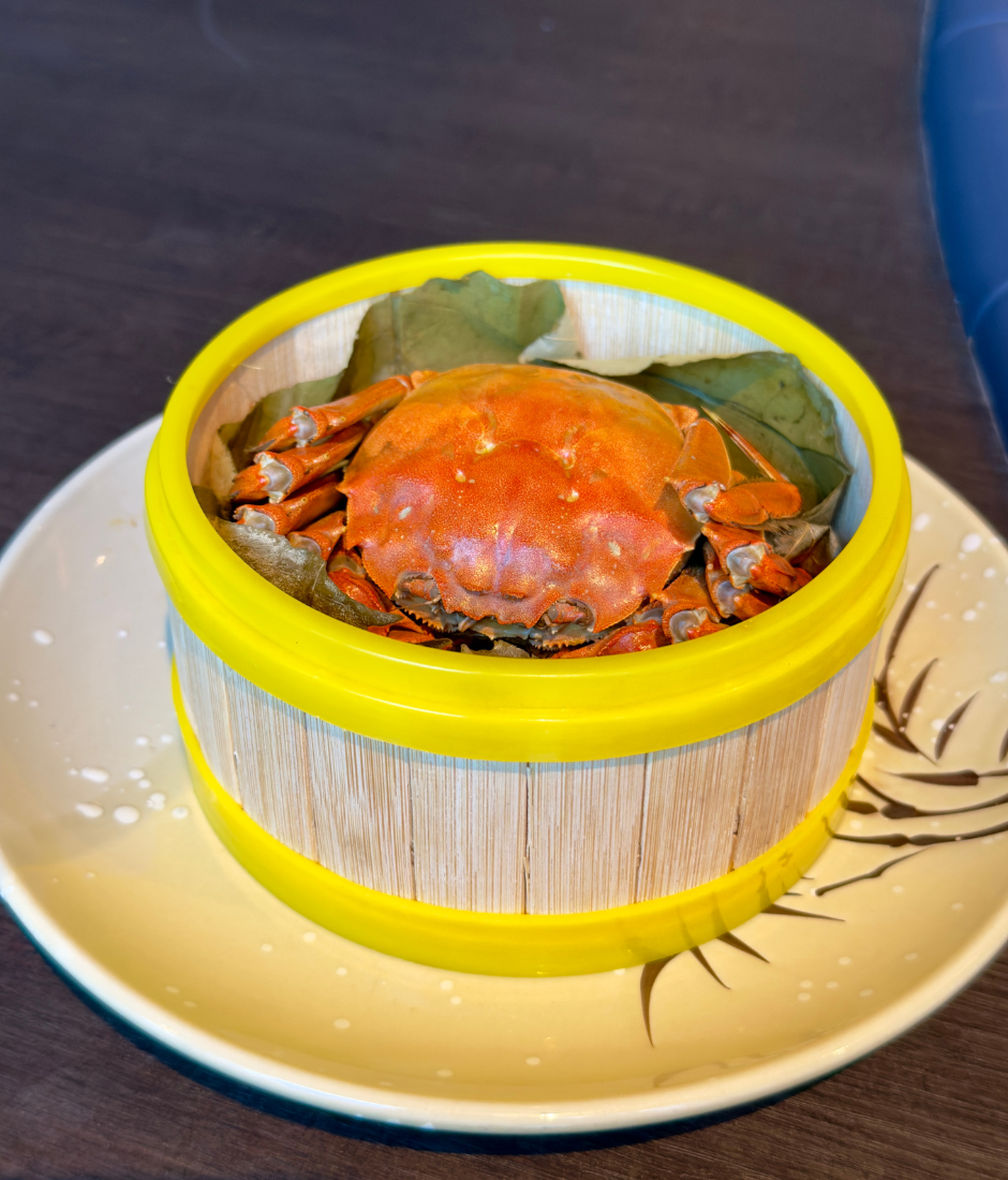hairy crab, a seasonal offering at Sichuan Kitchen