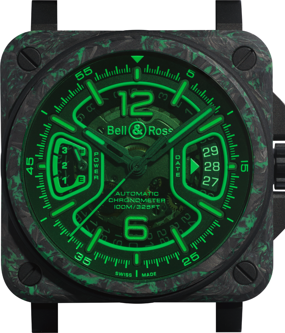 BR-X3 Night Vision is skeletonised, meaning you can see the movement through a smoked glass