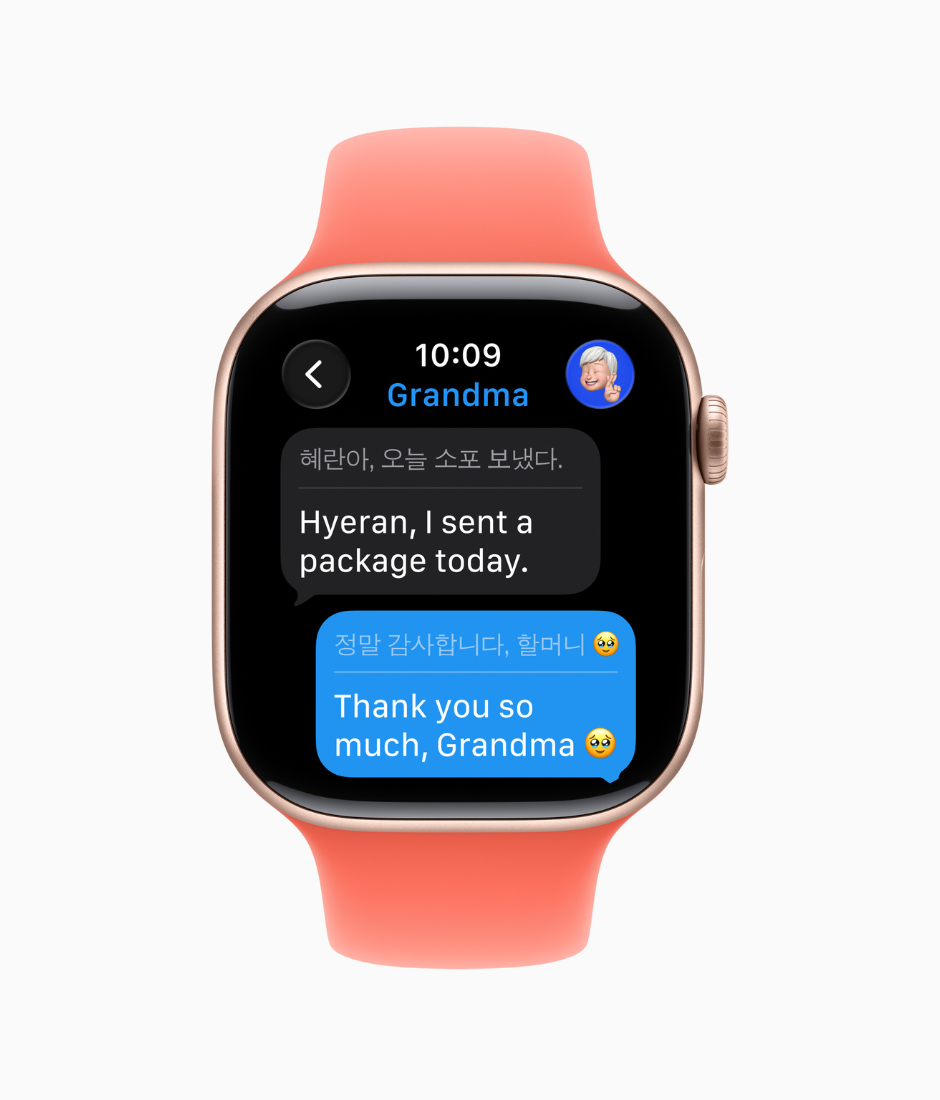 Apple watch live translate