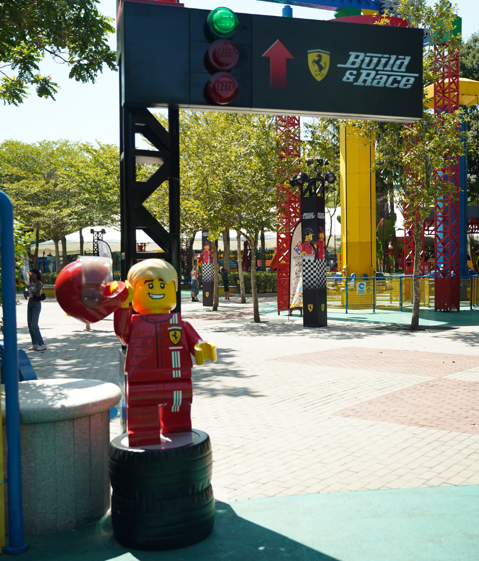 the LEGOLAND Build & Race attraction can be found in the Imagination Zone