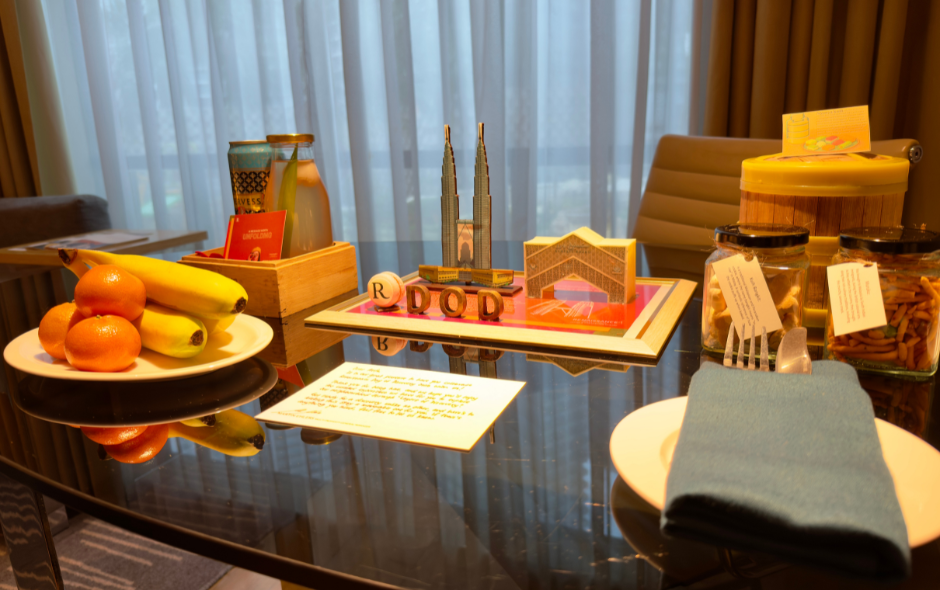 In-Room Discovery prepared by Renaissance Kuala Lumpur