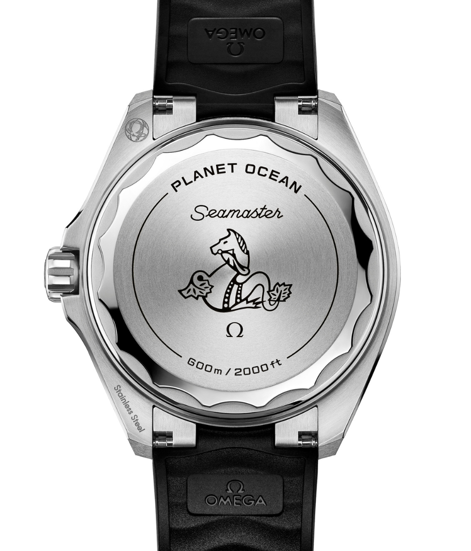 the caseback of the 4th generation Planet Ocean