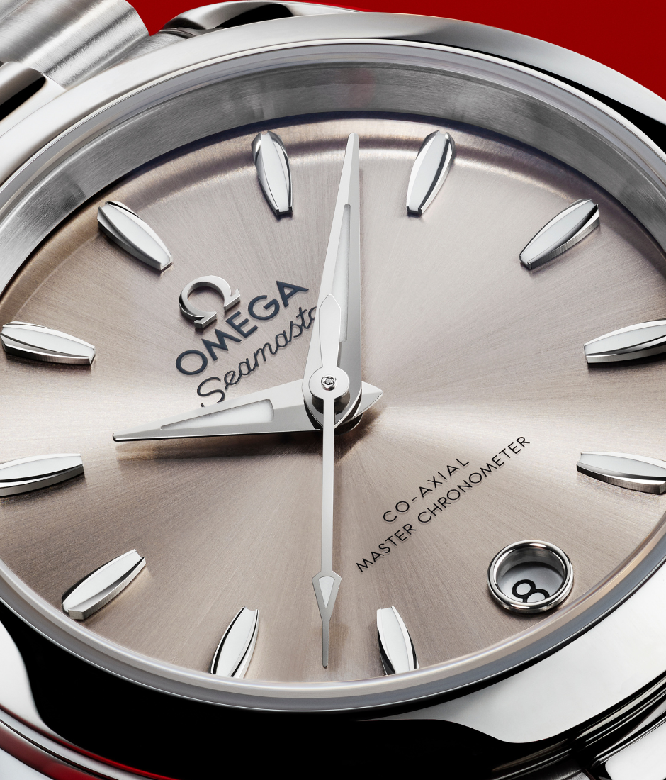 OMEGA Seamaster Aqua Terra in sandstone
