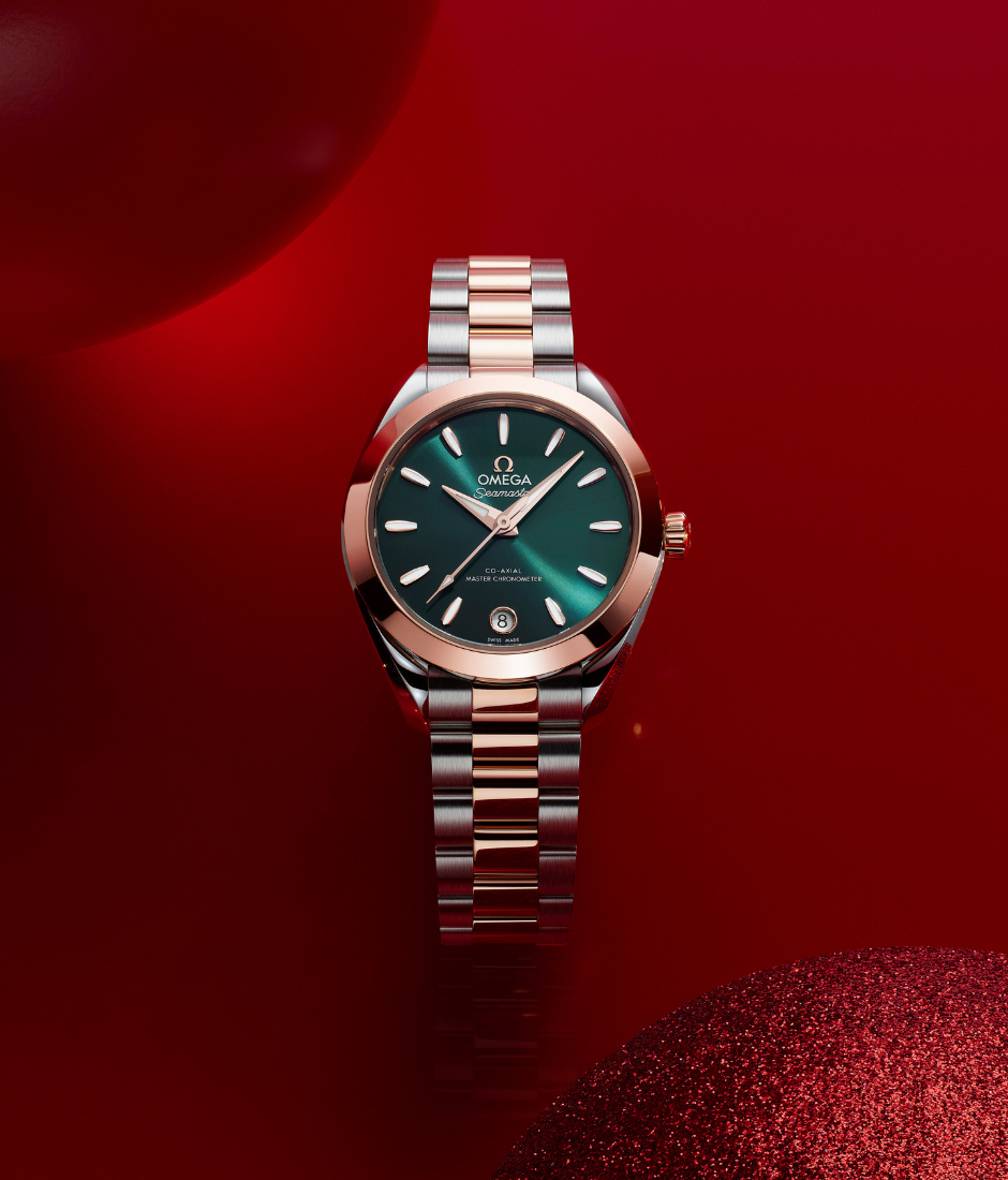 OMEGA Seamaster Aqua Terra in Pine Green