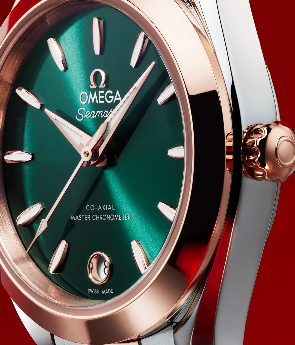 OMEGA Seamaster Aqua Terra in Pine Green
