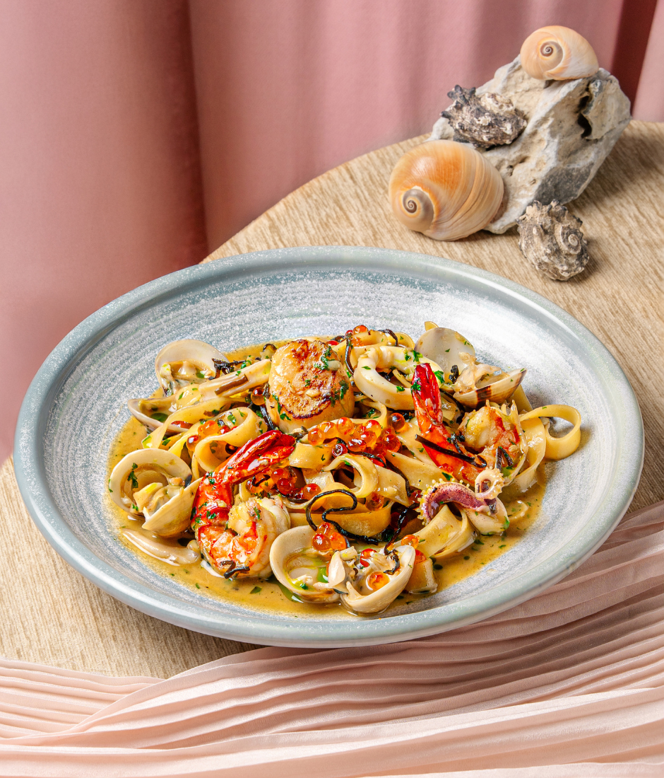 seafood fettuccine