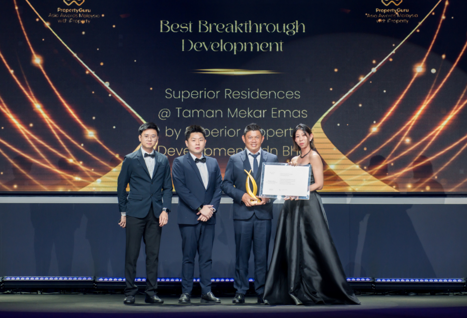 Superior Property Development Sdn Bhd at the propertyguru asia awards