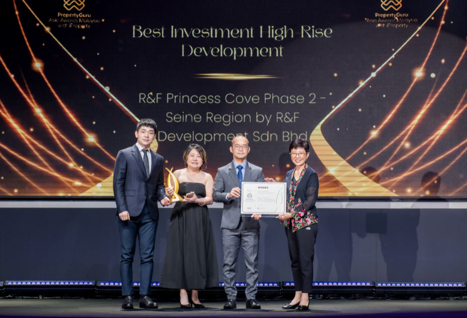 R&F Development Sdn Bhd at the propertyguru asia awards