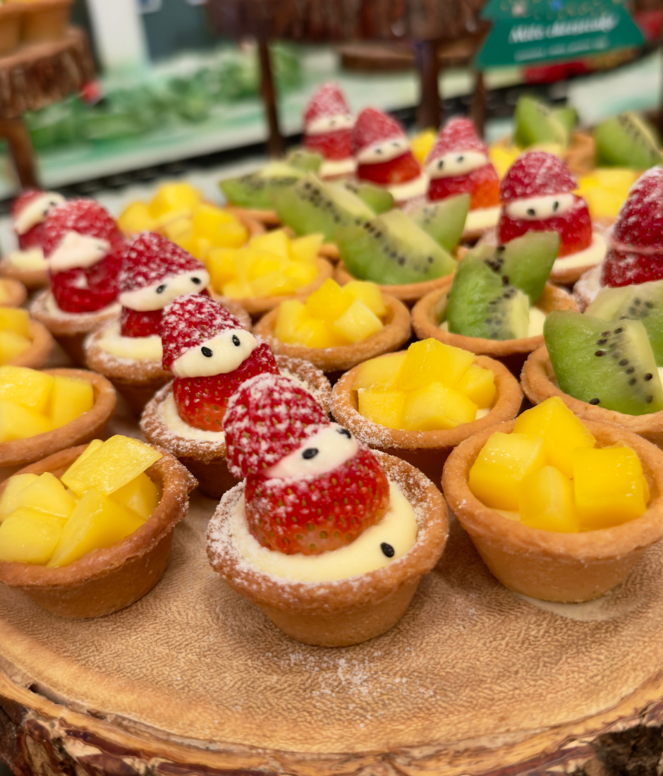 dessert selection at Santa's Magical Village