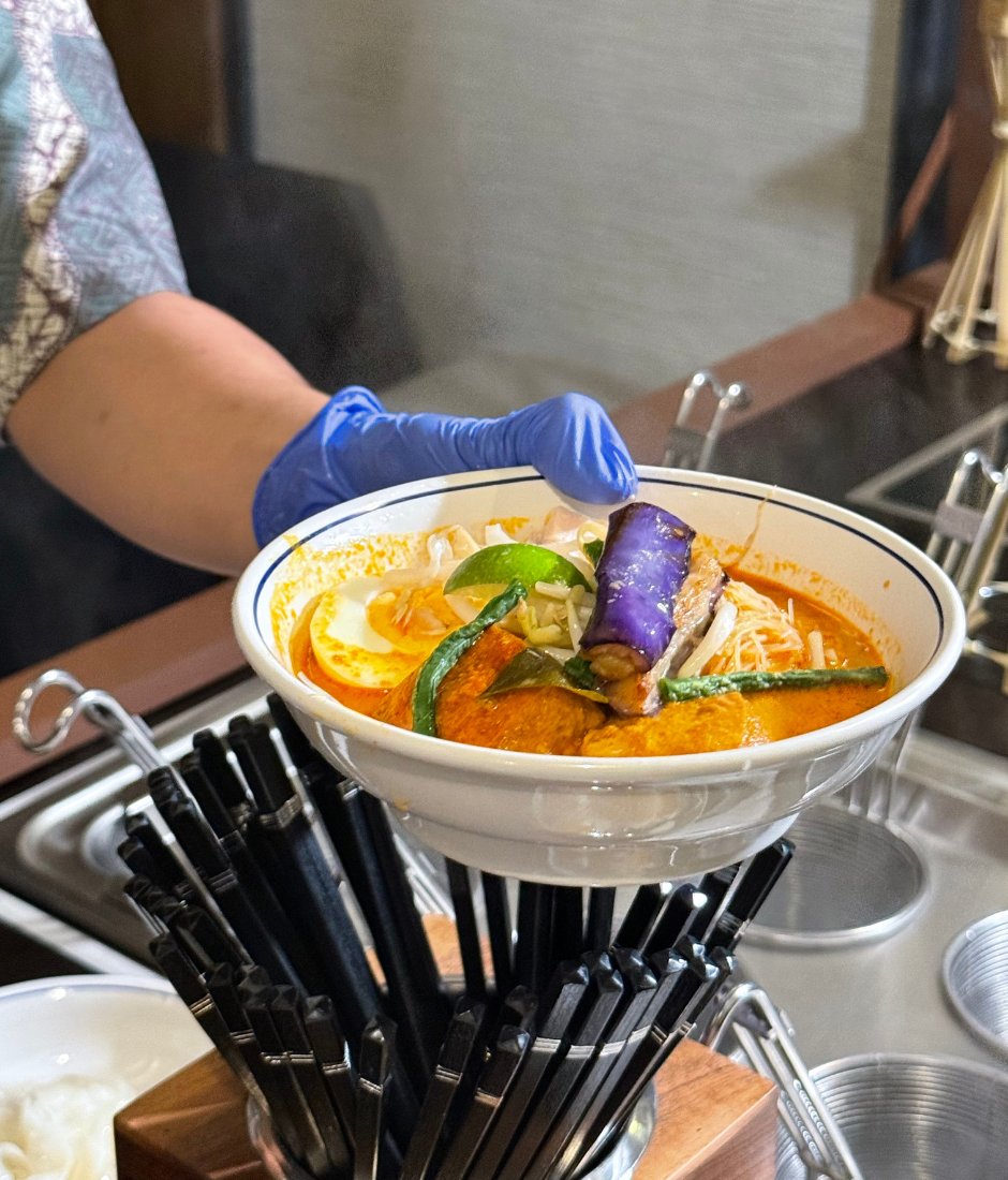 Curry laksa at Centric Bazaar