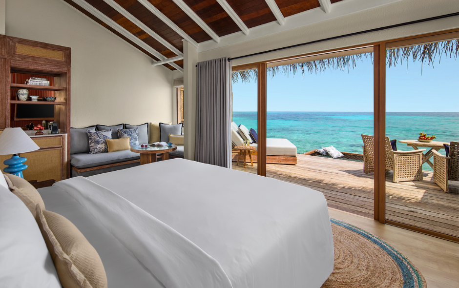 a villa at the NH Collection Maldives Reethi Resort, an island resort