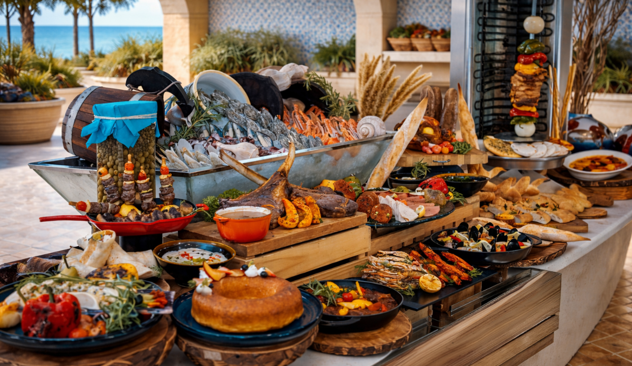 Our Mediterranean-Seafood Escape at the Sheraton Imperial Kuala Lumpur Hotel, a buffet