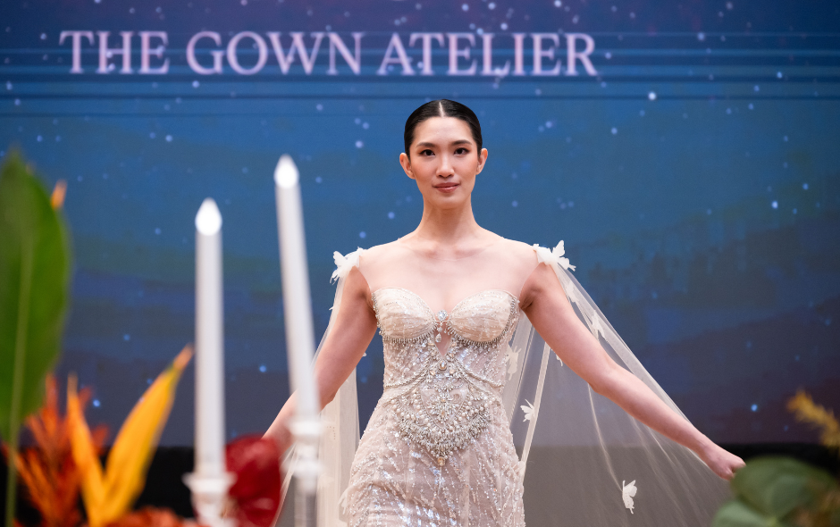 a showcase of gorgeous wedding gowns at the marriott bonvoy wedding showcase 2026