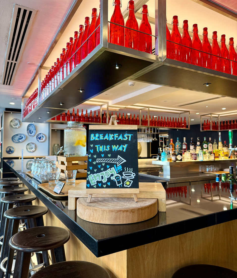 breakfast at citizenM runs from 6am to 11am