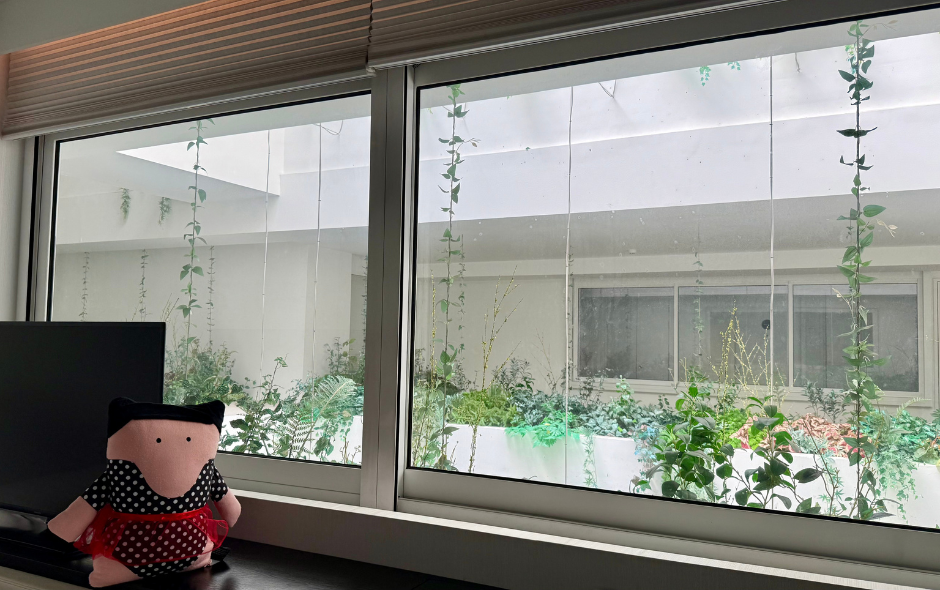 view of the courtyard room at citizenM Kuala Lumpur