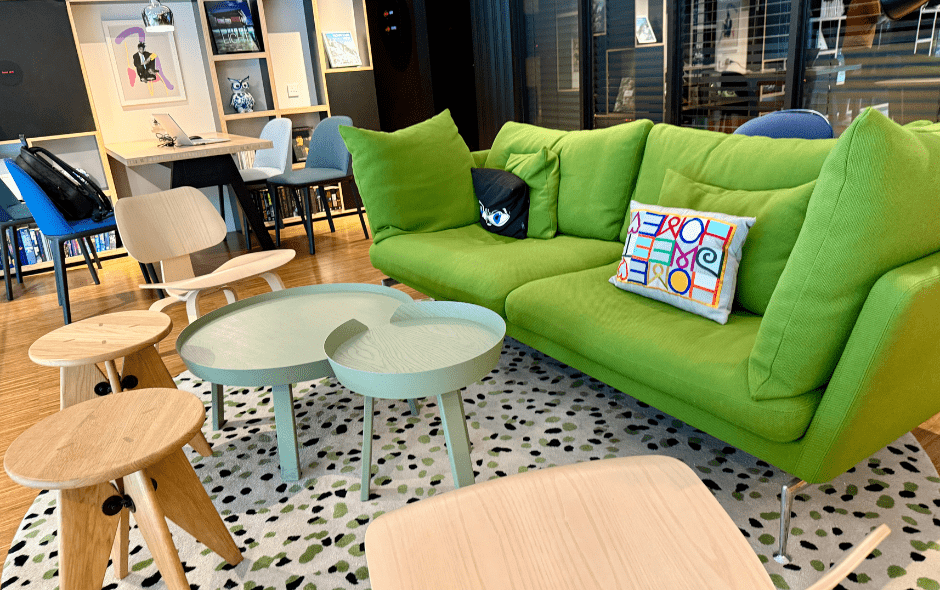more seating at the M Floor at citizenM