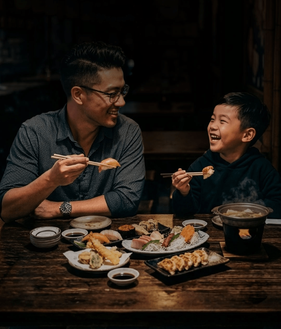 Japanese dining at Kampachi for Father's Day