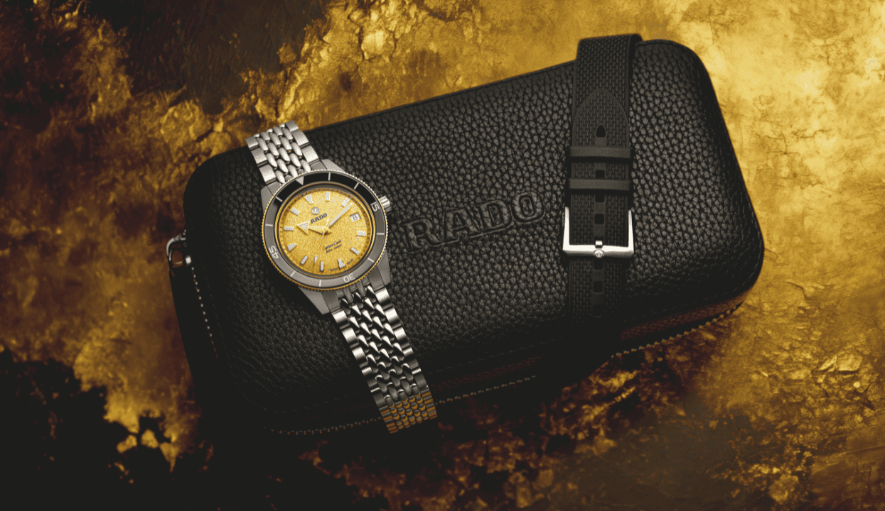 Rado Gives the Captain Cook a Golden Glow And a New Size to Match