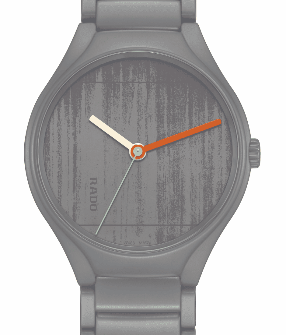 13 True Round x Les Couleurs® Le Corbusier® by Rado in Iron Grey