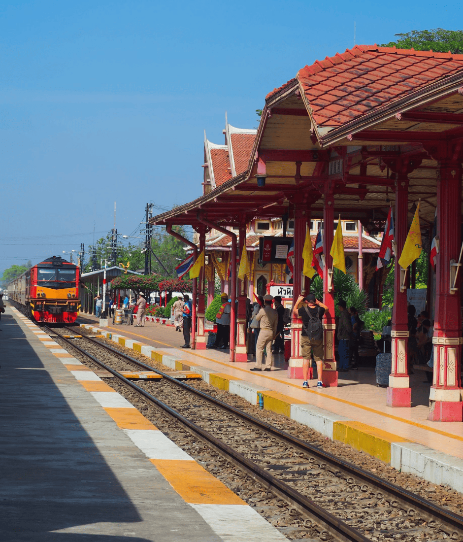 take the train to Hua Hin Railway Station