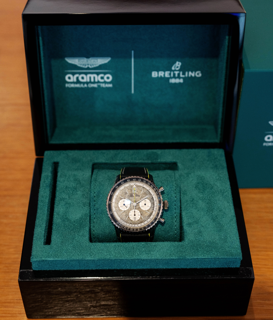 aston martin x breitling x formula 1 timepiece